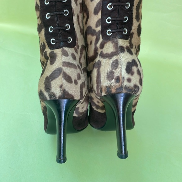 Vintage tan/brown Valentino Garavani leather boots - Picture 12 of 16